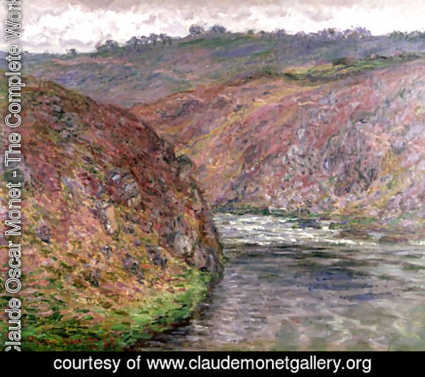 Claude Monet - Valley Of The Creuse  Grey Day