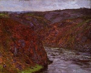 Claude Monet - Valley Of The Creuse  Grey Sky
