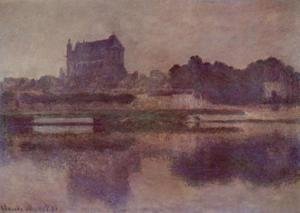 Claude Monet - Vernon Church In Grey Weather
