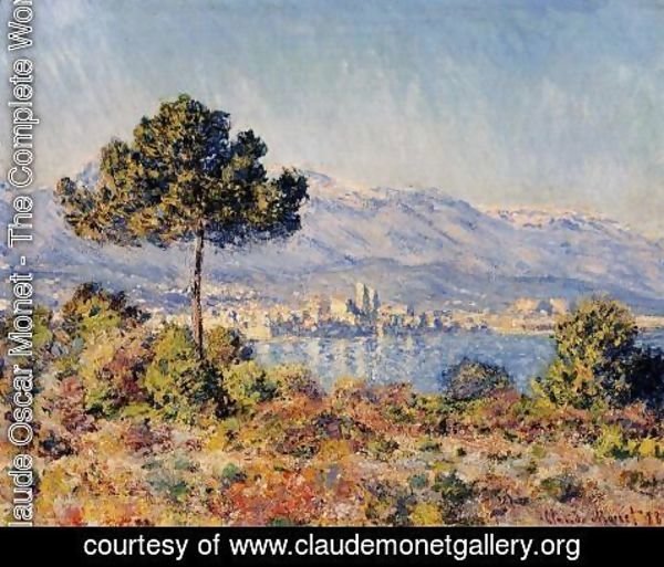 Claude Monet - View Of Antibes From The Notre Dame Plateau