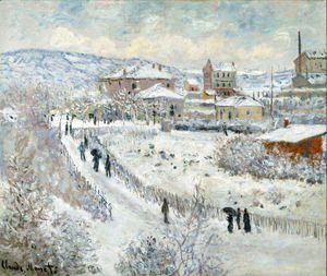 Claude Monet - View Of Argenteuil In The Snow