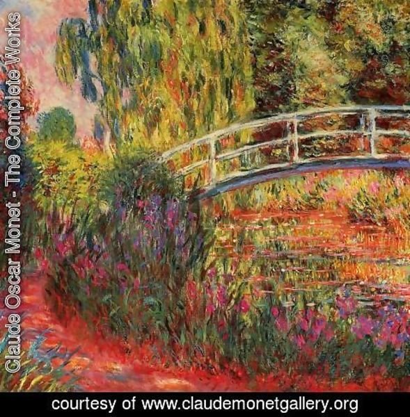 Claude Monet - Water Lily Pond  Water Irises