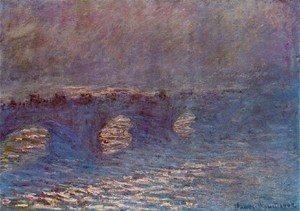 Claude Monet - Waterloo Bridge  Effect Of Sun In The Mist