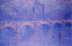 Claude Monet - Waterloo Bridge  Hazy Sun
