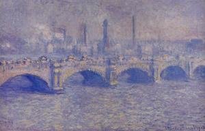 Claude Monet - Waterloo Bridge  Sunlight Effect