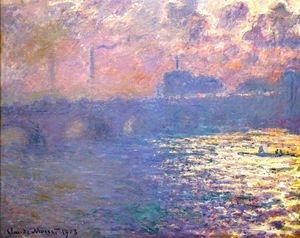 Claude Monet - Waterloo Bridge  Sunlight Effect2