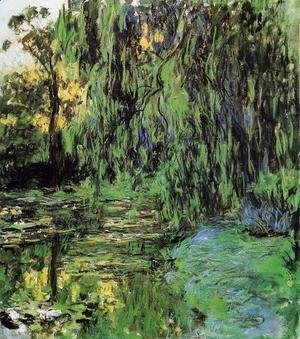 Claude Monet - Weeping Willow And Water Lily Pond