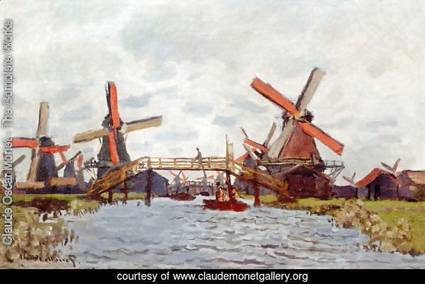 Windmills Near Zaandam
