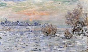 Claude Monet - Winter On The Seine  Lavacourt