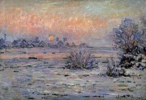 Claude Monet - Winter Sun  Lavacourt2