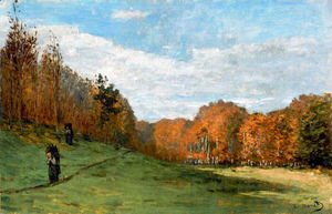 Claude Monet - Woodbearers In Fontainebleau Forest