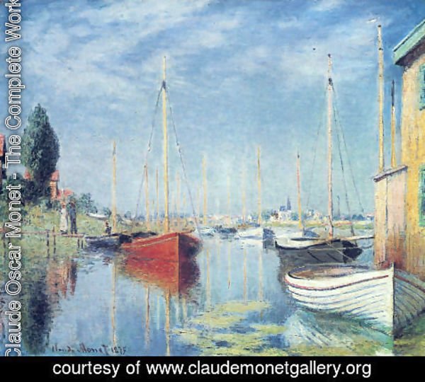Claude Monet - Yachts At Argenteuil