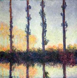 Claude Monet - Four Poplars
