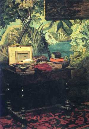 Claude Monet - A Corner of the Studio  1861