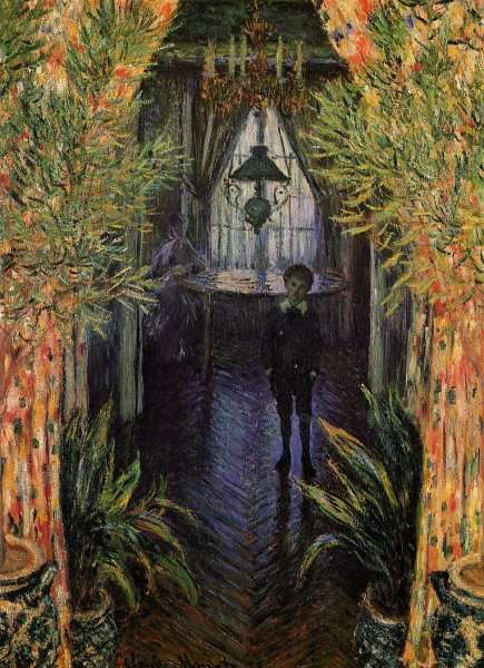 A Corner of the Apartment by Oscar-Claude Monet
