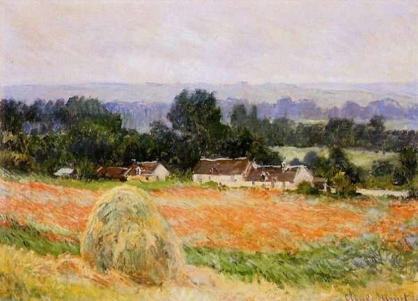 A Haystack by Oscar-Claude Monet
