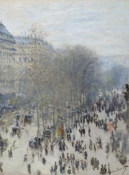 Boulevard Des Capucines by Oscar-Claude Monet