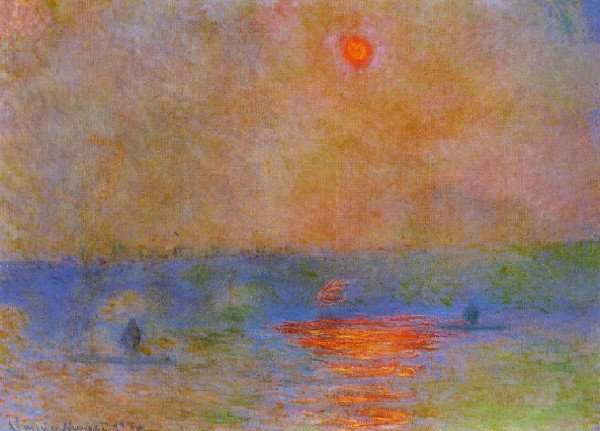 Waterloo Bridge  Sunlight In The Fog