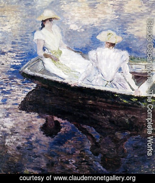 Claude Monet - Girls In A Boat