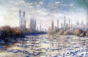 Claude Monet - Floating Ice Near Vetheuil