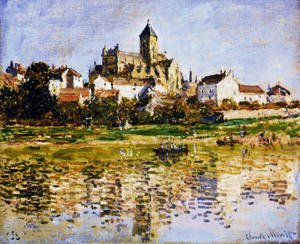 Claude Monet - The Church At Vetheuil 2