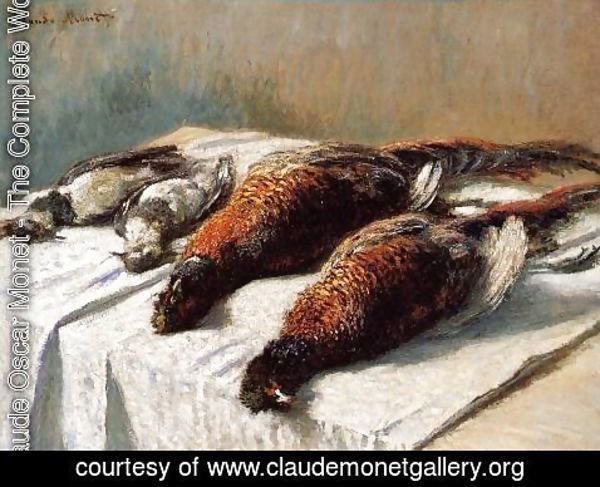 Claude Monet - Pheasants and Plovers