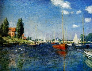 Claude Monet - Argenteuil (Red Boats)