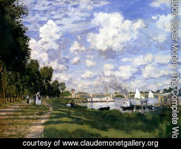 Claude Monet - The Marina At Argenteuil