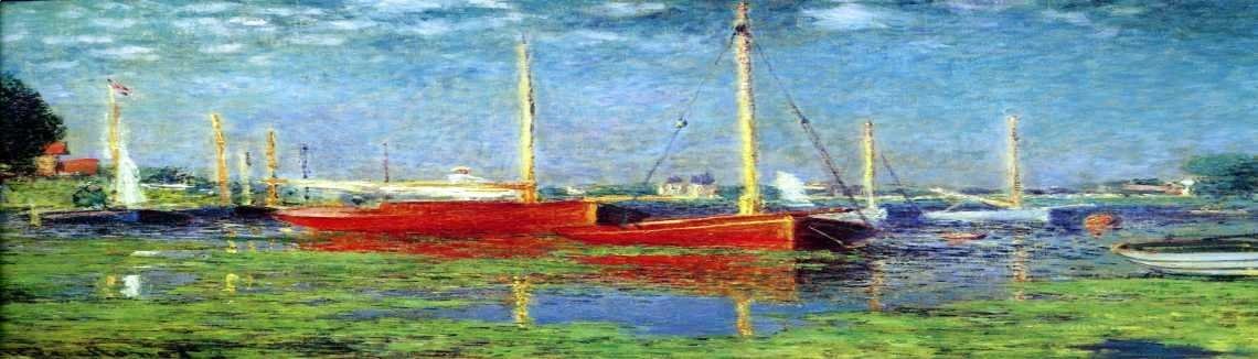 Claude Monet - The Red Boats, Argenteuil