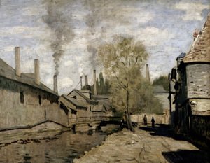 Claude Monet - The Stream Of Robec, Rouen