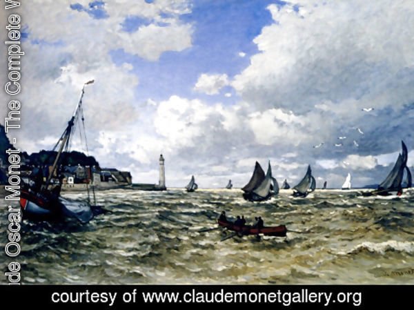 Claude Monet - The Seine Estuary At Honfleur