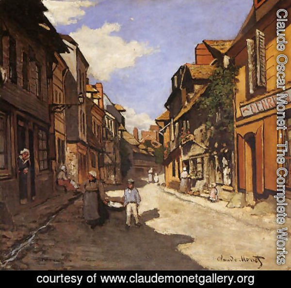 Claude Monet - Rue De La Bavolle, Honfleur