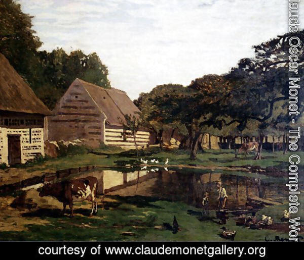 Claude Monet - A Farmyard In Normandy
