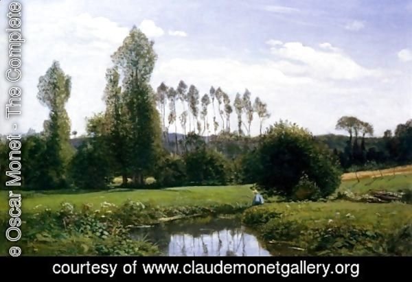Claude Monet - View At Rouelles, Le Havre