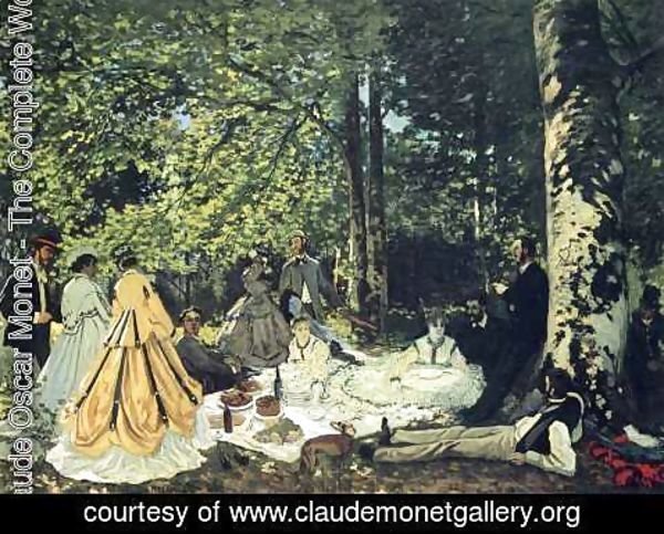 Claude Monet - Luncheon on the Grass 2