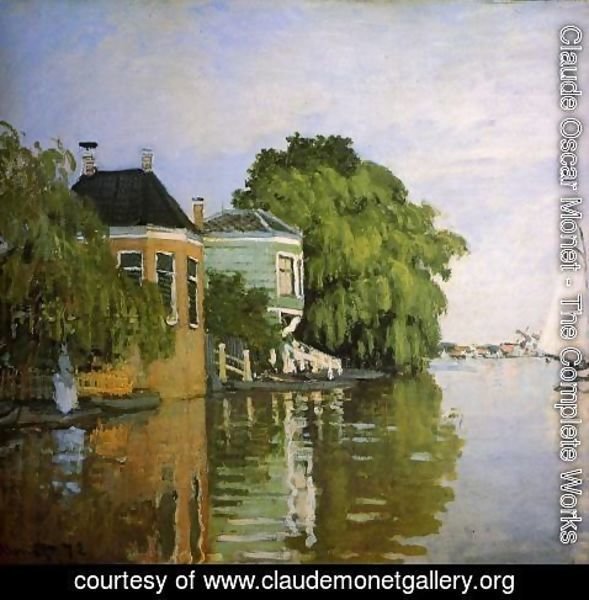 Claude Monet - Zaandam (detail)