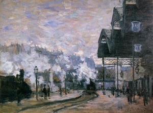 Claude Monet - Saint-Lazare Station, the Western Region Goods Sheds