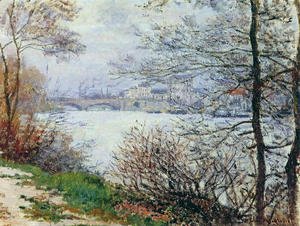 Claude Monet - The Banks of the Seine, Ile de la Grande-Jatte