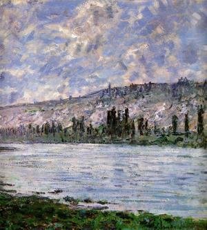 Claude Monet - The Seine at Vetheuil (detail)