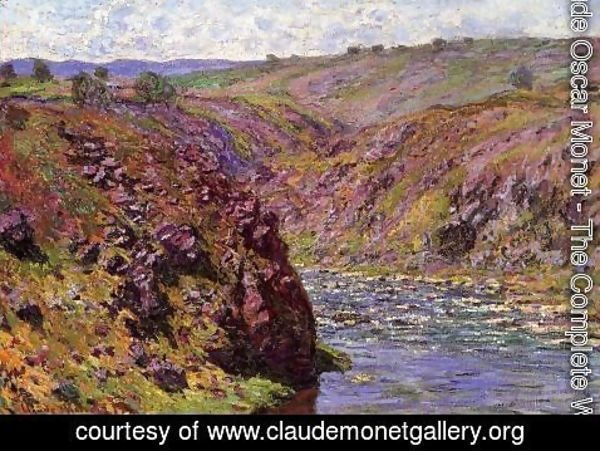 Claude Monet - Valley of the Creuse, Sunlight Effect