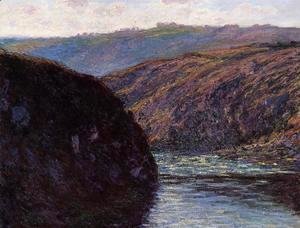 Claude Monet - Valley of the Creuse, Afternoon Sunlight