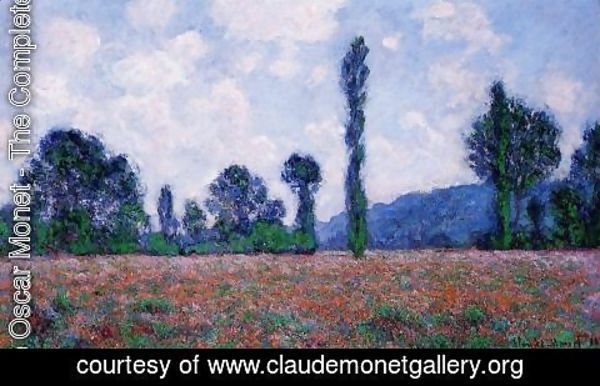 Claude Monet - Poppy Field, Giverny