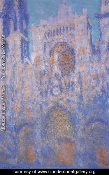 Claude Monet - Rouen Cathedral, Symphony in Grey and Rose