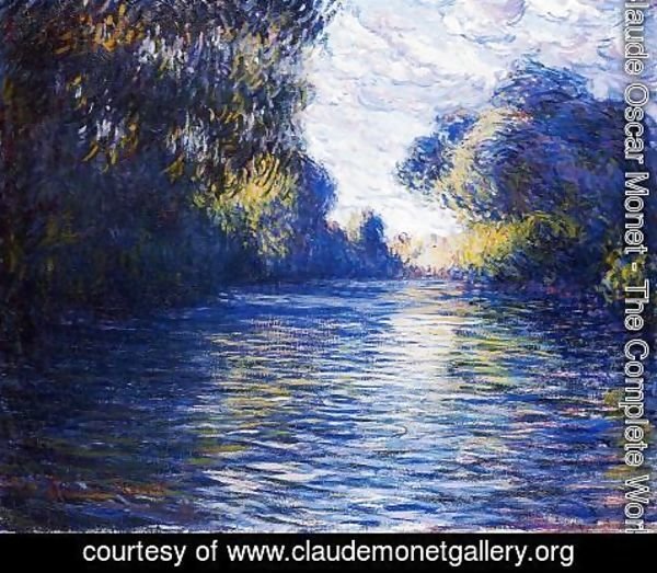 Claude Monet - Morning on the Seine IV