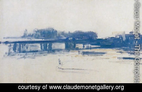 Claude Monet - Charing Cross Bridge (study)