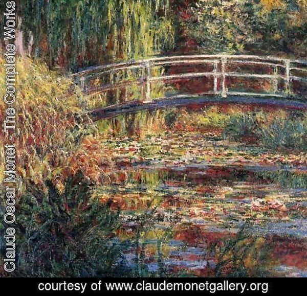 Claude Monet - Water-Lily Pond, Symphony in Rose