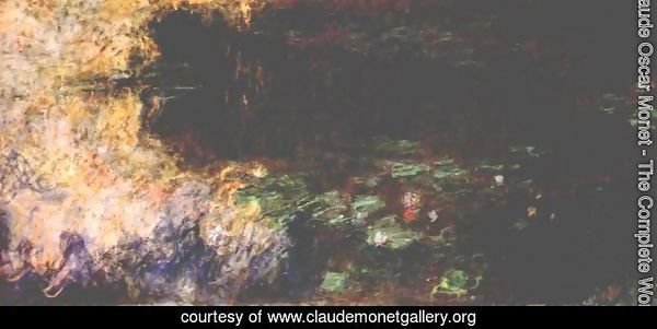 Reflections of Clouds on the Water-Lily Pond (tryptich, right panel)