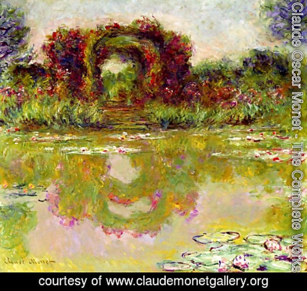 Claude Monet - Rose Arches at Giverny