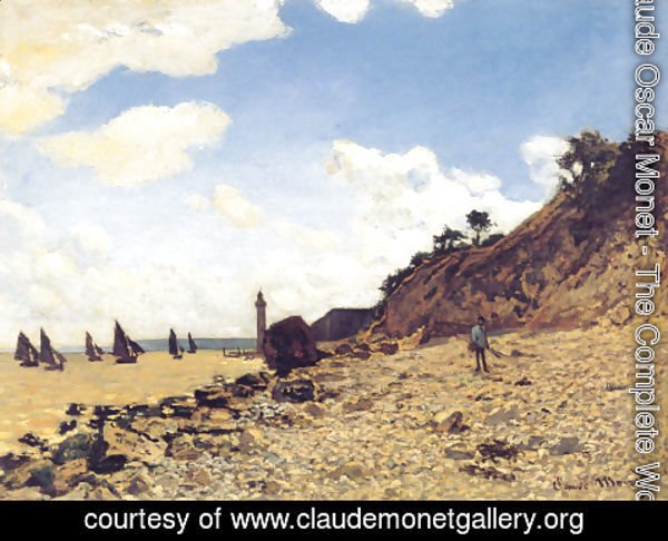Claude Monet - Beach at Honfleux