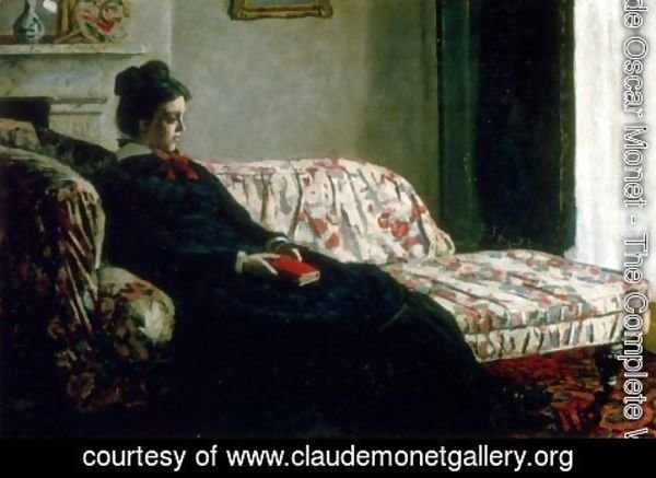 Claude Monet - Meditation (Madame Monet On The Sofa)
